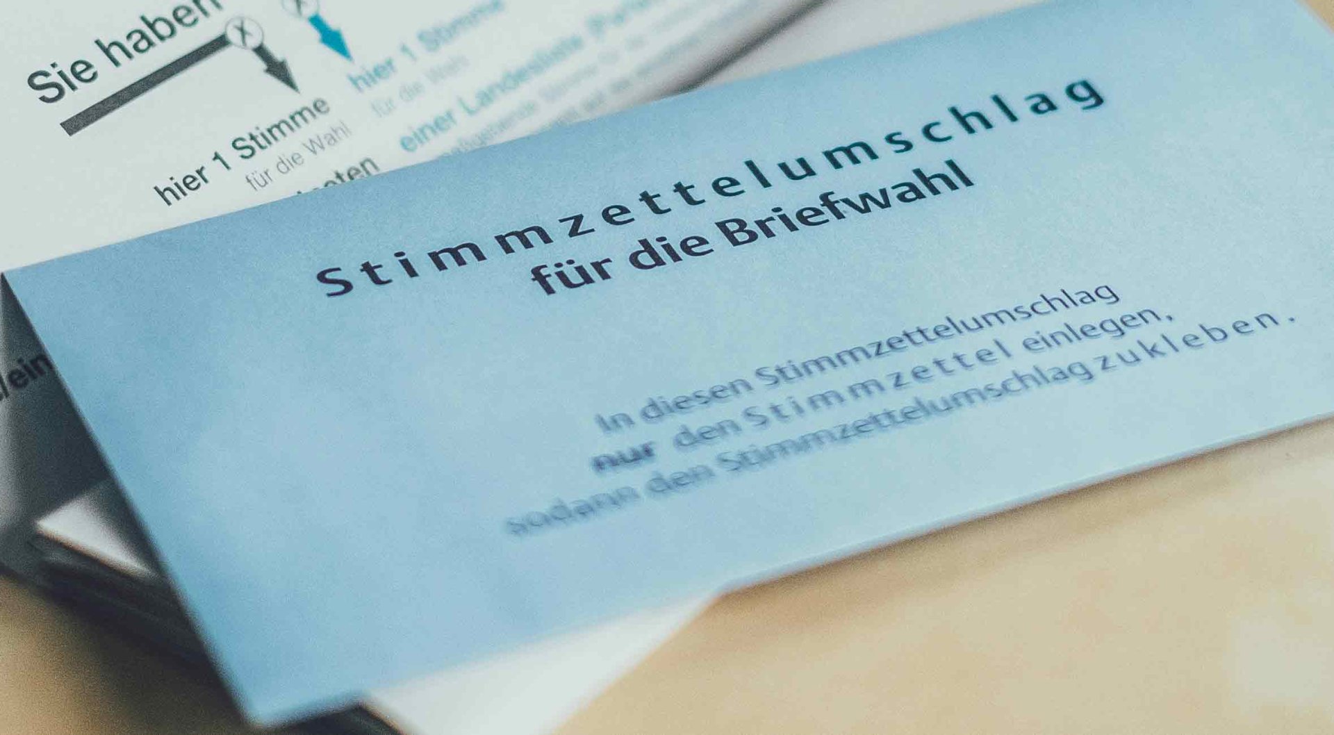 Briefumschlag Briefwahl
