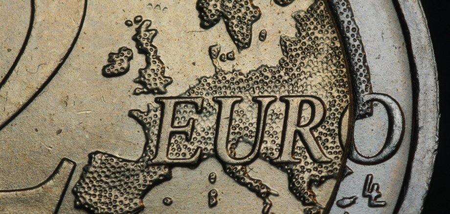 Bildausschnitt 2-Euro-Münze Bildausschnitt 2-Euro-Münze