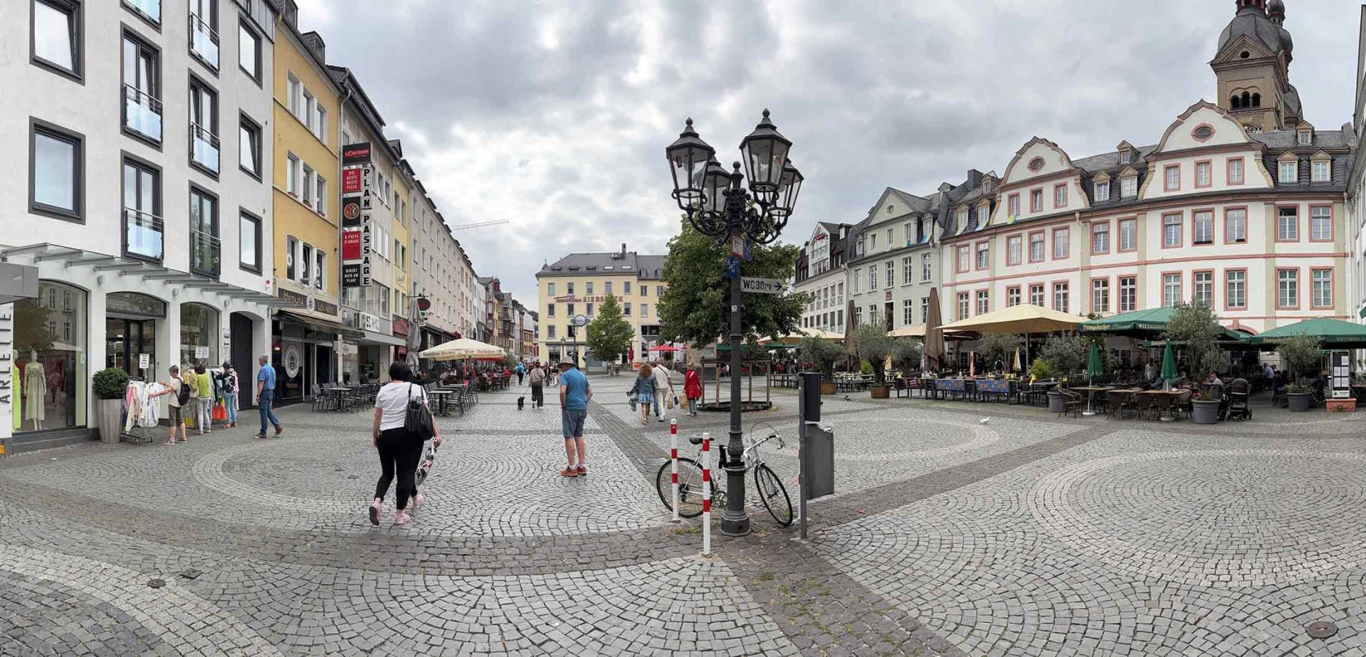 Der Plan in Koblenz - Aufnahme aus Richtung Entenpfuhl Der Plan in Koblenz - Aufnahme aus Richtung Entenpfuhl