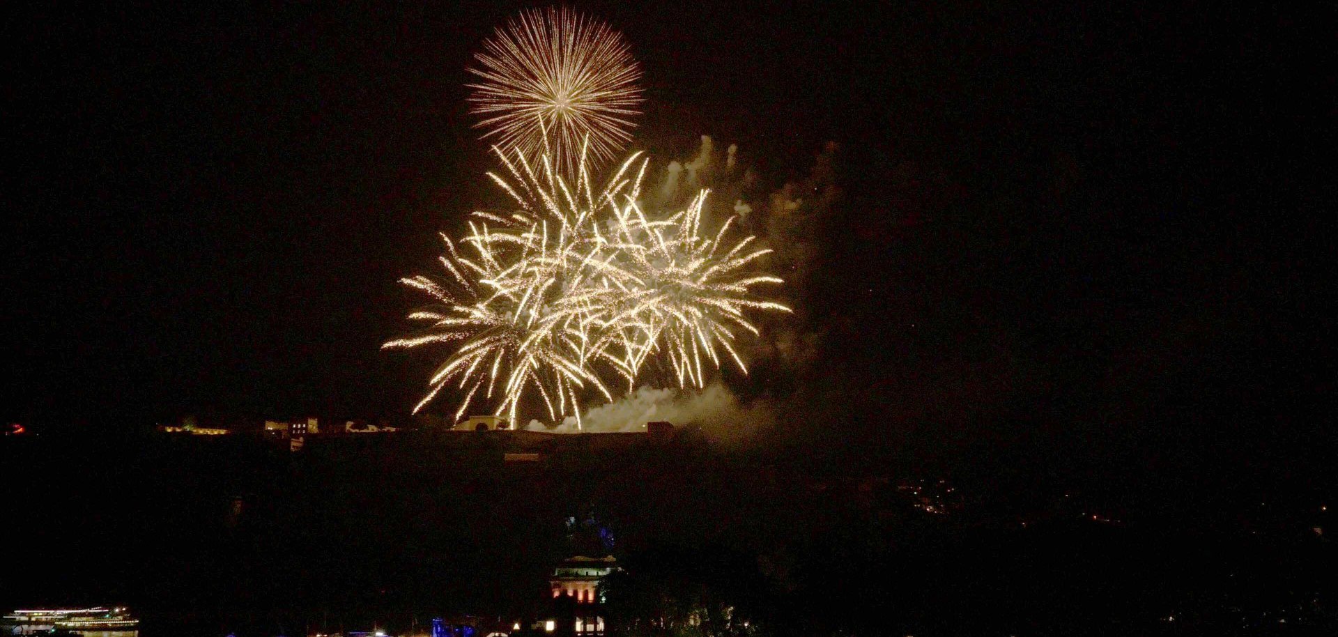 Feuerwerk Rhein in Flammen