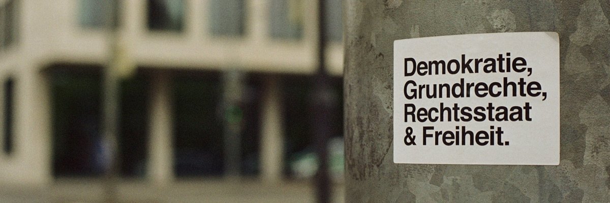 Demokratie, Grundrechte, Rechtsstaat & Freiheit Sticker