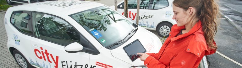 Buchung Carsharing-Auto