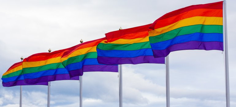 Regenbogenflaggen
