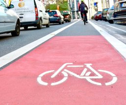 Radfahrstreifen Rizzastraße Radfahrstreifen Rizzastraße