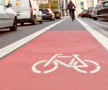 Radfahrstreifen Rizzastraße