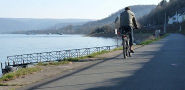 Rheinradweg Koblenz Stolzenfels Rheinradweg Koblenz Stolzenfels