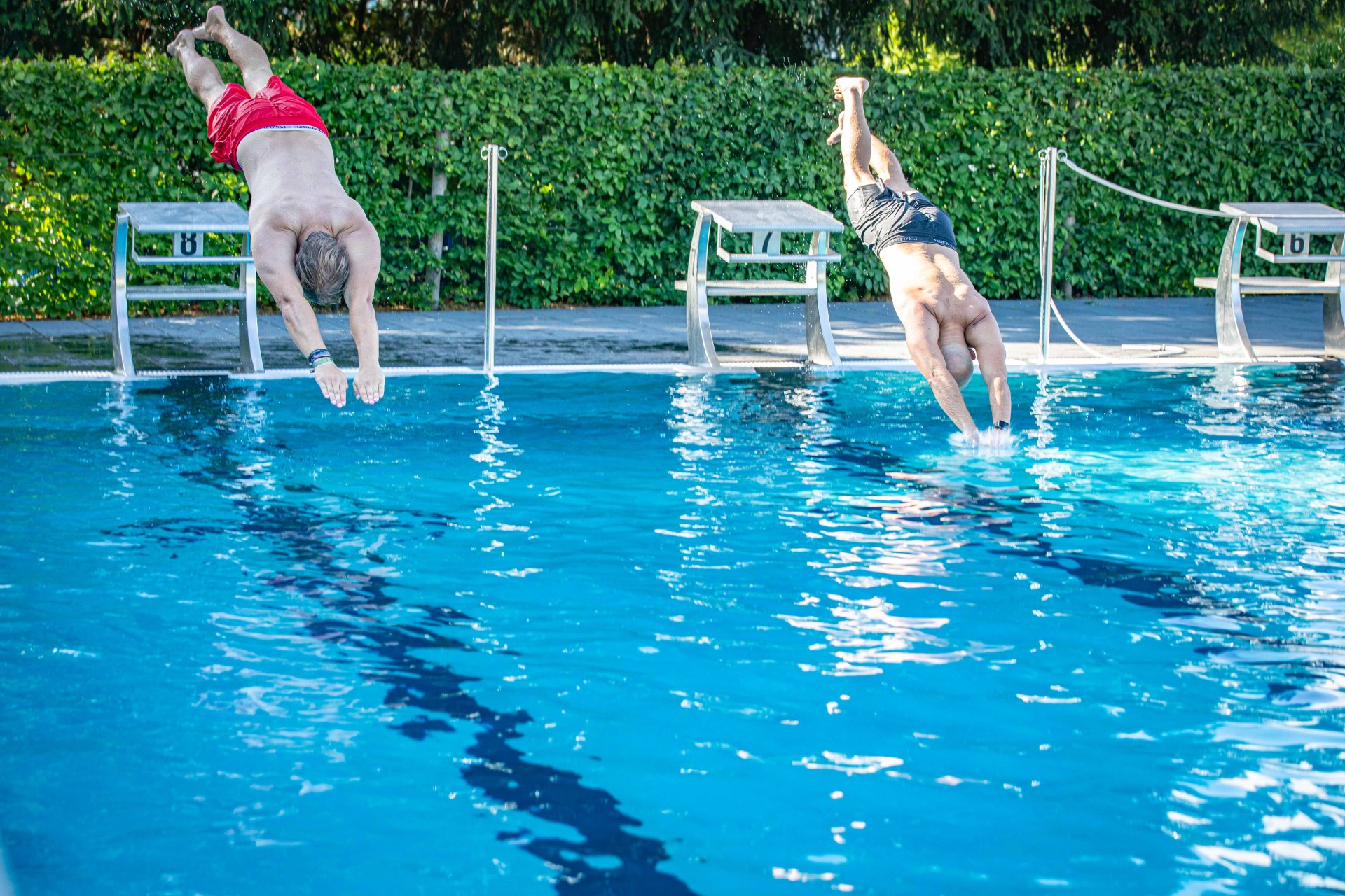 Das Freibad Oberwerth am 24. Juni 2025.