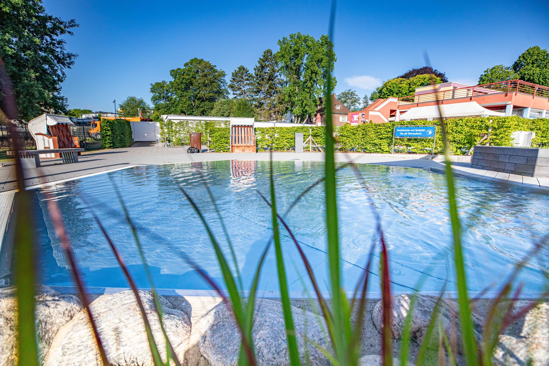 Das Freibad Oberwerth am 24. Juni 2025.
