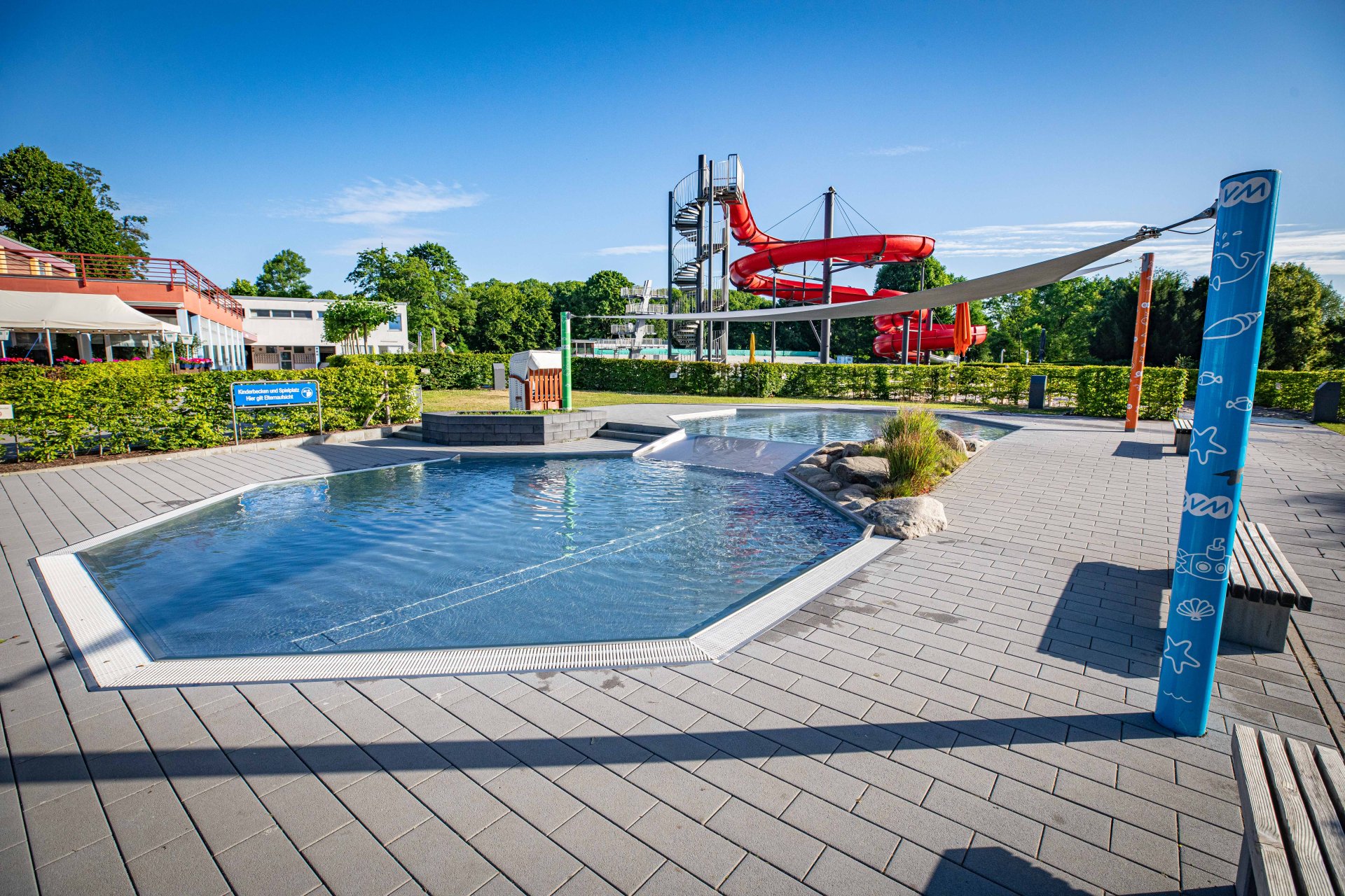 Das Freibad Oberwerth am 24. Juni 2025.