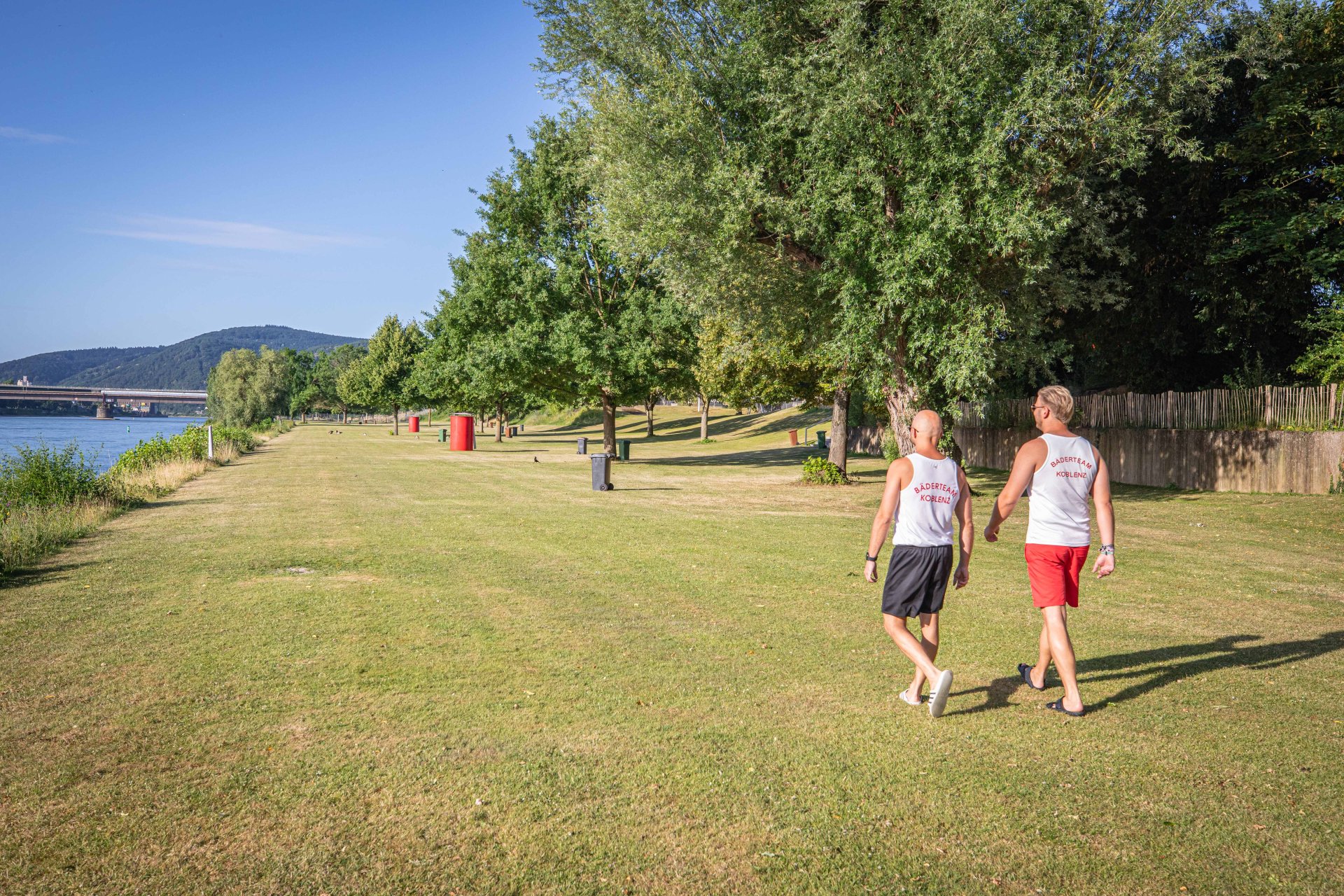 Das Freibad Oberwerth am 24. Juni 2025.
