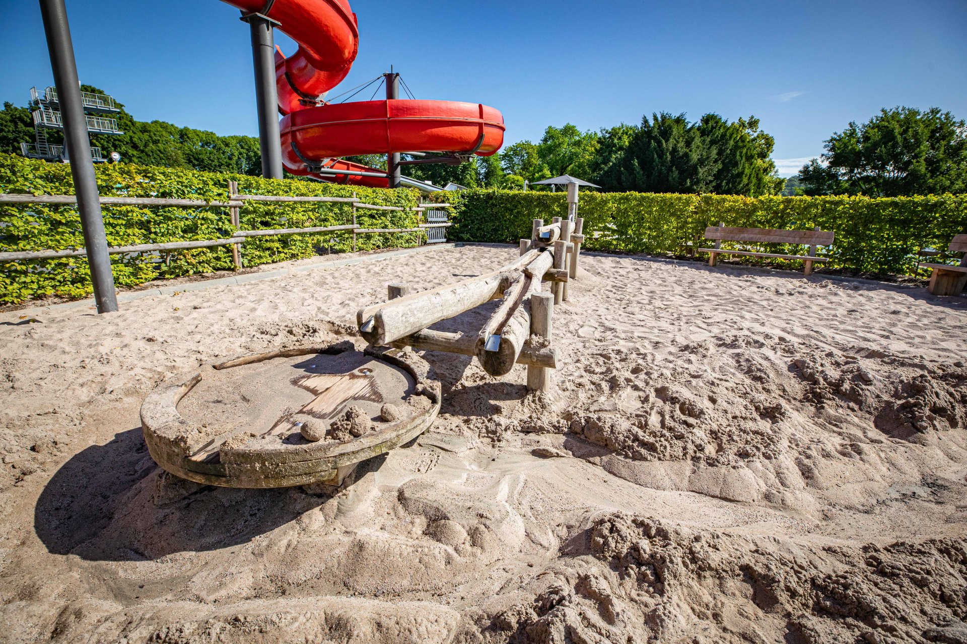 Das Freibad Oberwerth am 24. Juni 2025.