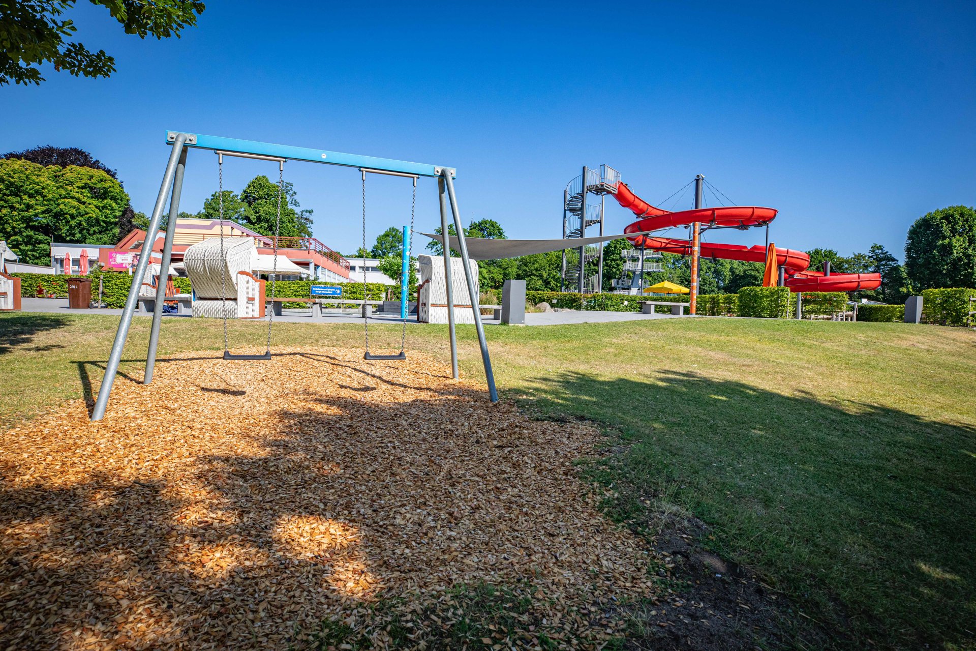 Das Freibad Oberwerth am 24. Juni 2025.