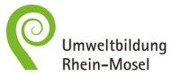 UB_Logo20101114-4c Logo des Netzwerks Umweltbildung Rhein-Mosel mit einem symbolisierten Farnblatt und dem Schriftzug Umweltbildung Rhein-Mosel