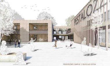 Der Entwurf für die neue Grundschule Pestalozzi