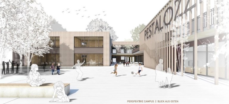 Der Entwurf für die neue Grundschule Pestalozzi Der Entwurf für die neue Grundschule Pestalozzi
