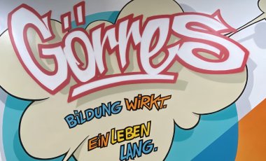 Das neue Graffiti im Görres-Gymasium