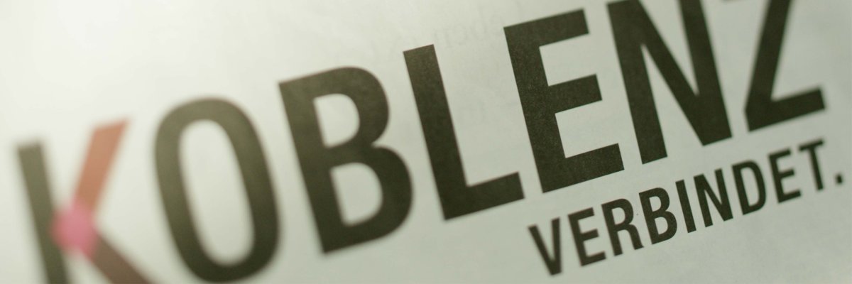 Logo Koblenz verbindet. Logo Koblenz verbindet.