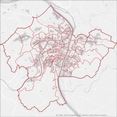 Kartel Statistische Bezirke Koblenz