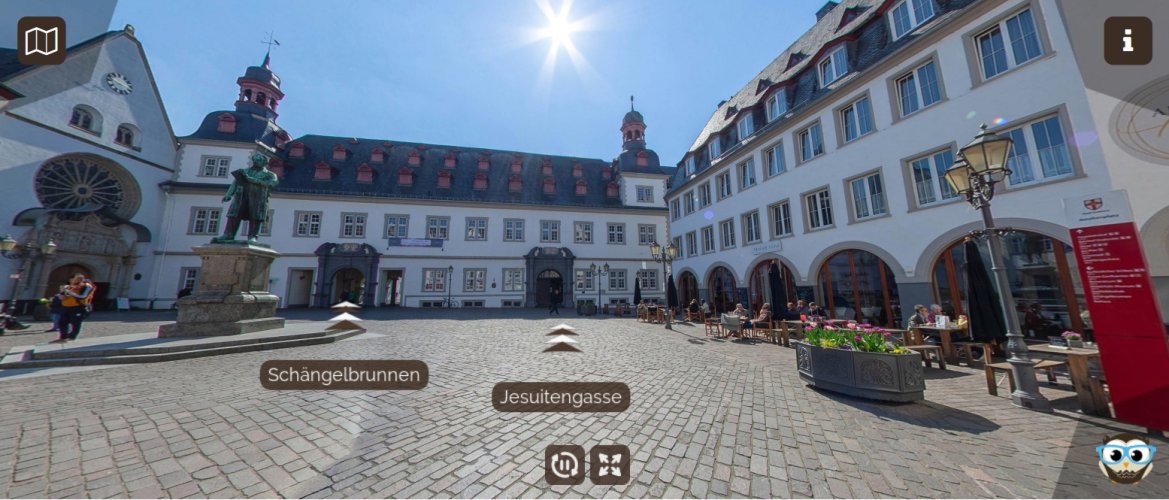 360 Grad-Aufnahme Jesuitenplatz