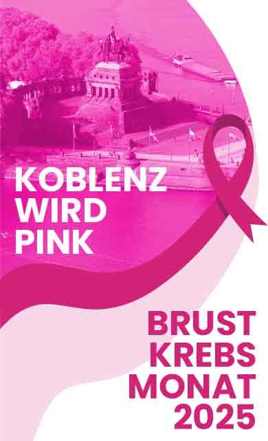 Motiv: Koblenz wird Pink - Brustkrebsmonat 2025
