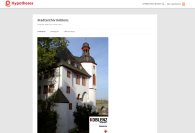 Screenshot von der Startseite des Archivblogs.