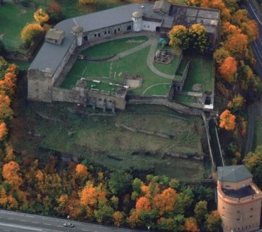 Blick aus der Luft auf Fort Konstantin.
