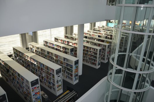 Blick in die Musikbibliothek