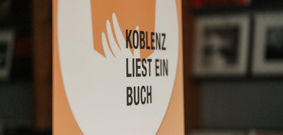 Banner "Koblenz liest ein Buch" Banner "Koblenz liest ein Buch"