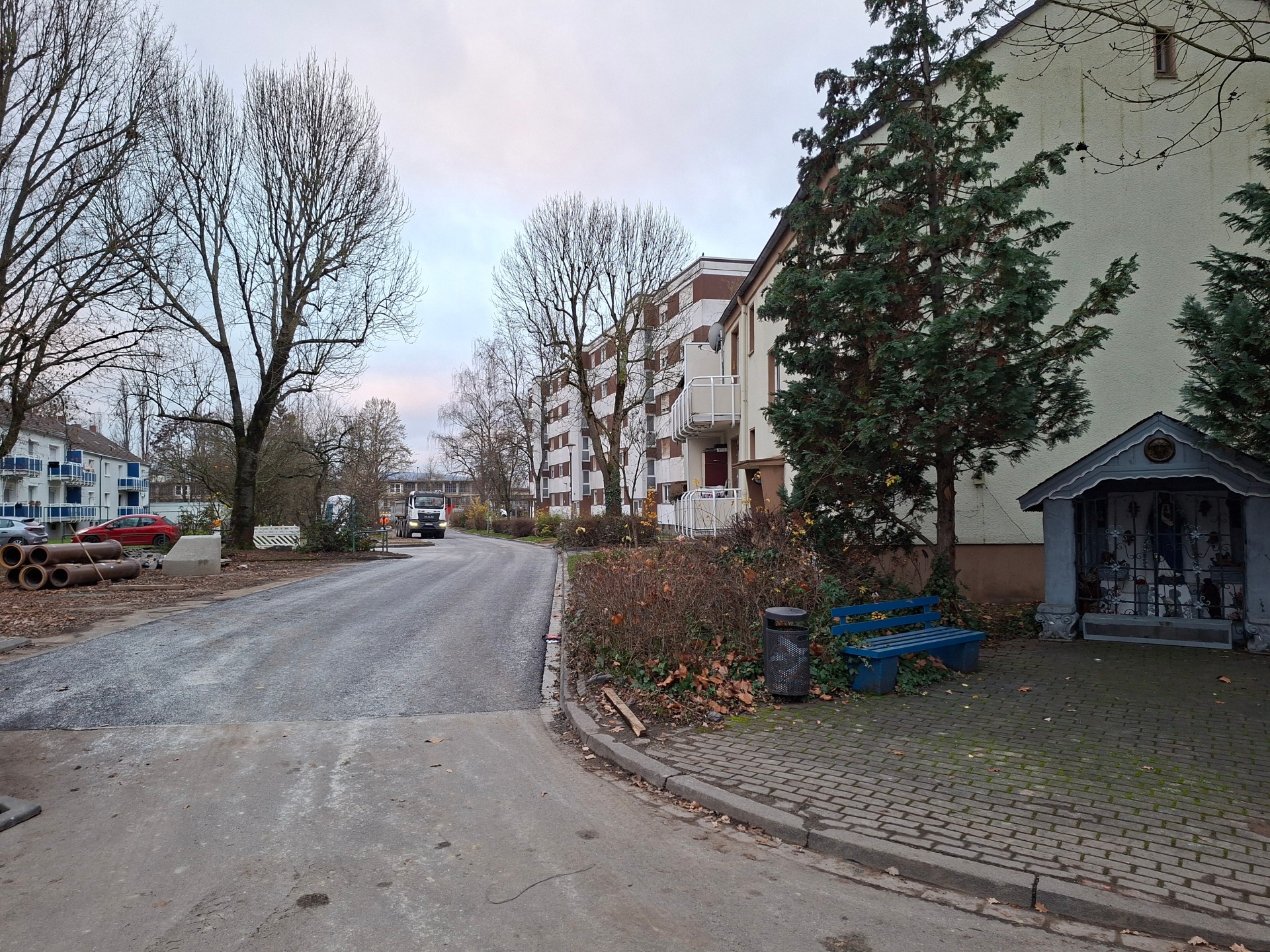 Die Baumaßnahme Im Kreutzchen konnte zwei Monate früher fertiggestellt werden. 