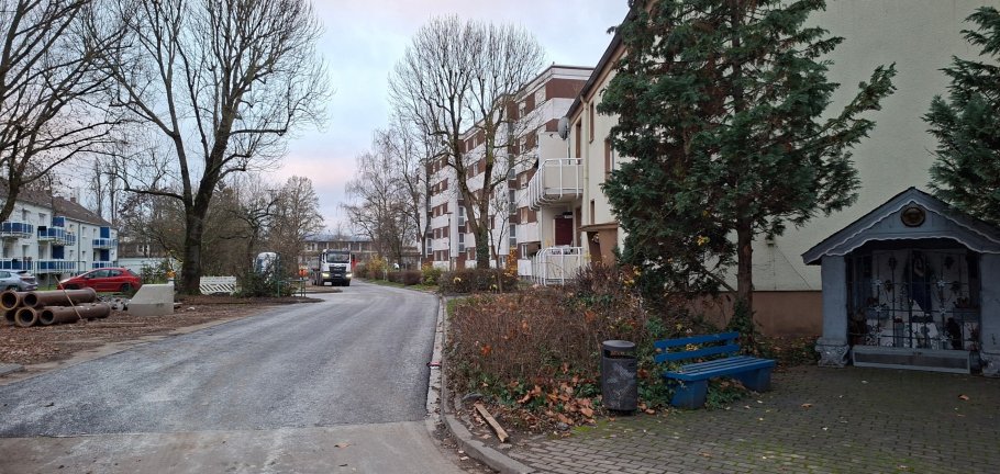 Die Baumaßnahme Im Kreutzchen konnte zwei Monate früher fertiggestellt werden. 