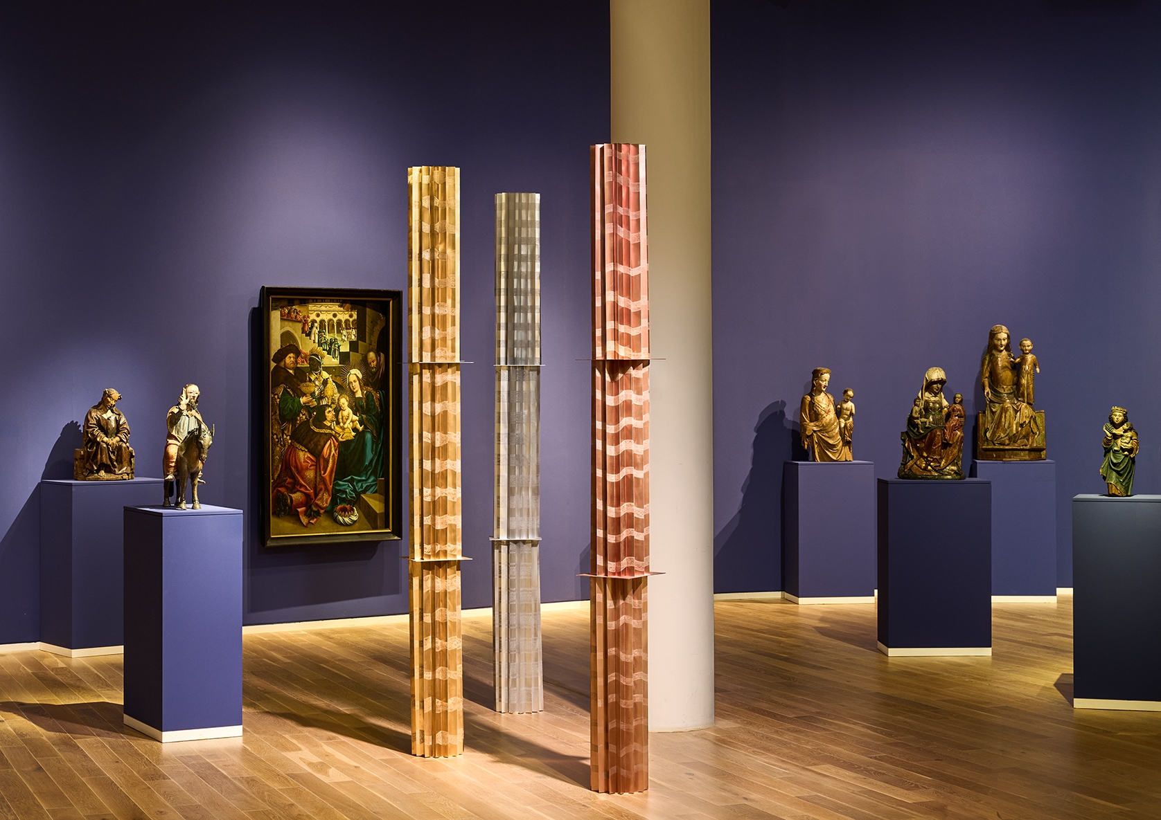 Kyra Spieker, Reden ist Gold, 2024, Ausstellungsansicht 2025