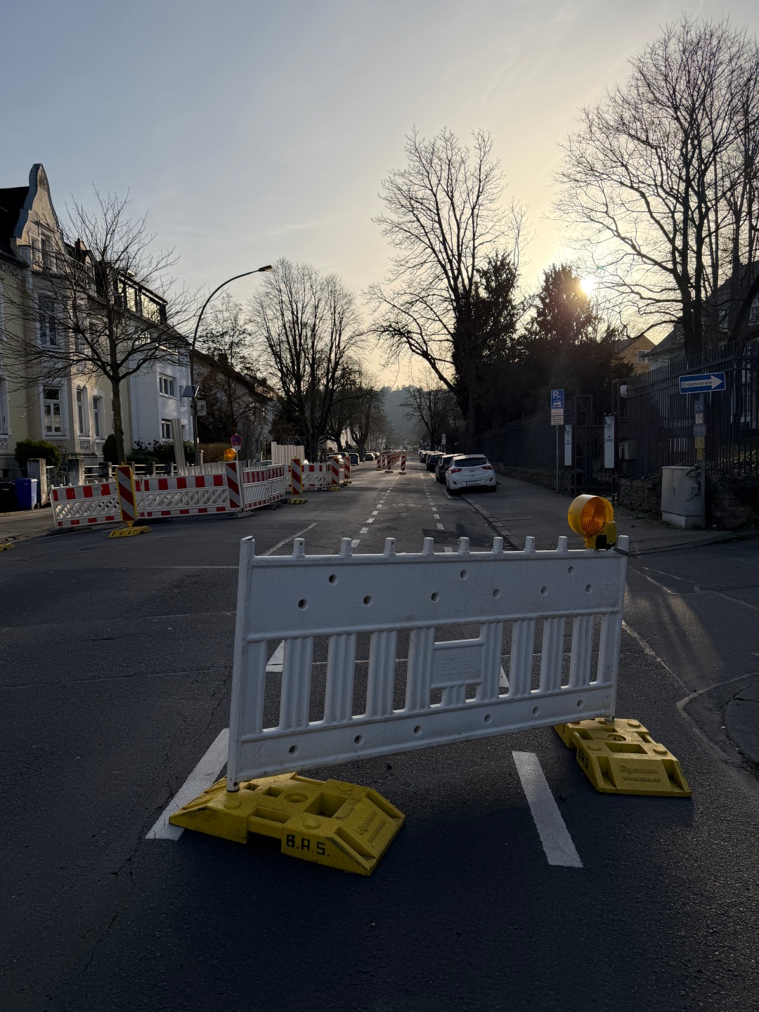 Die Kanalbauarbeiten der Mainzer Straße befinden sich im 2. Bauabschnitt. 
