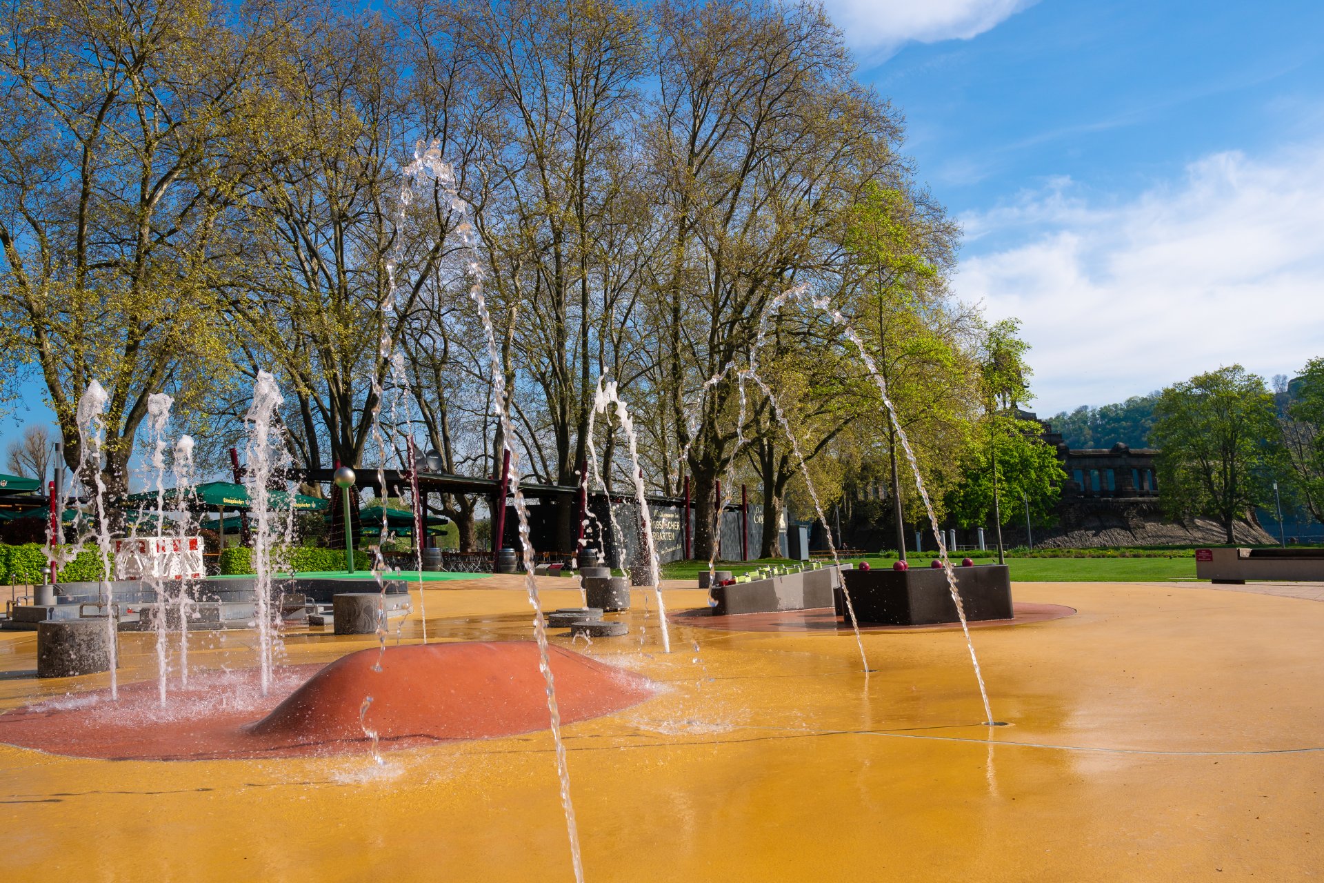 Wasserspielplatz am Deutschen Eck - Archivbild