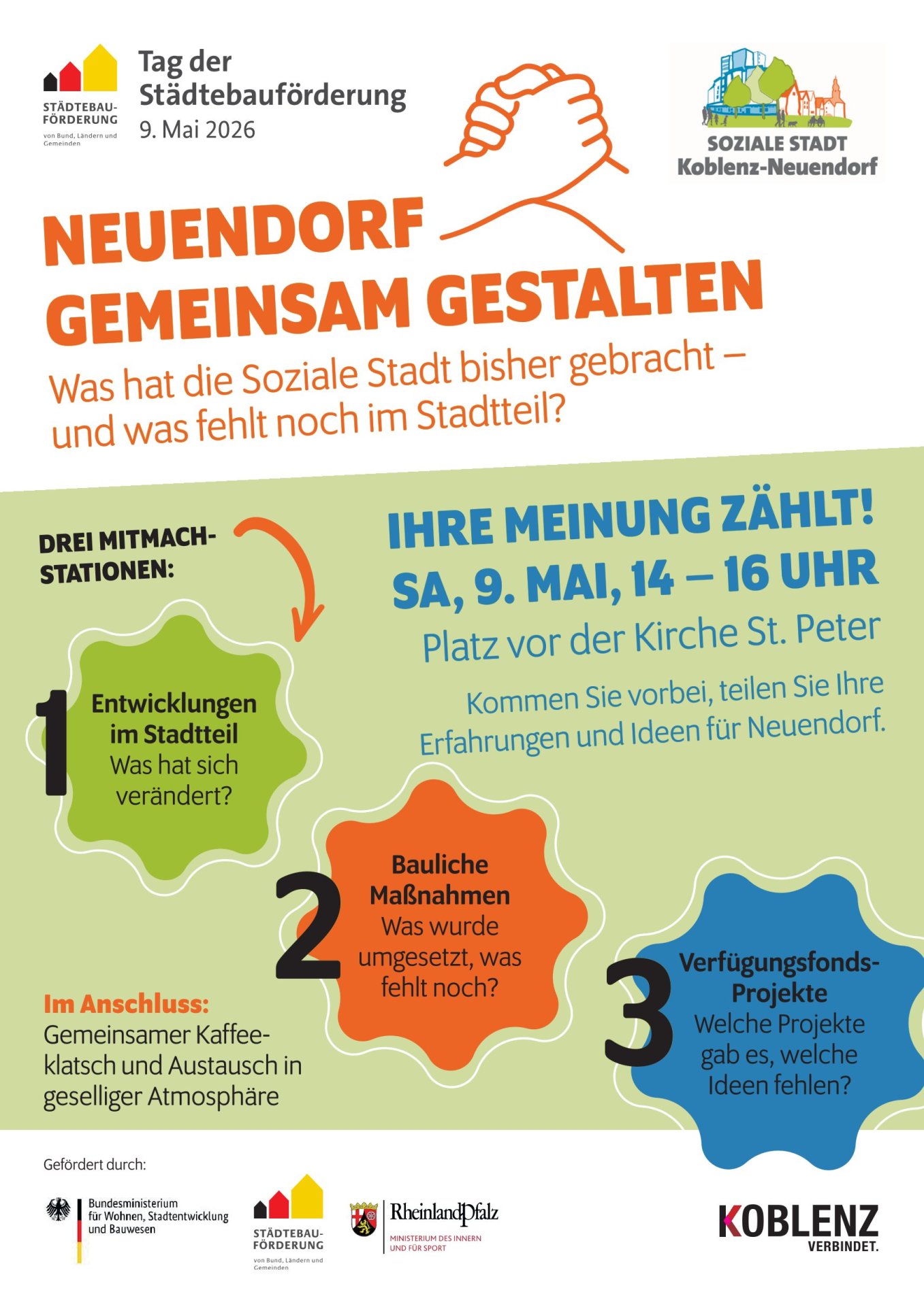 Plakat Tag der Städtebauförderung: Neuendorf gemeinsam gestalten