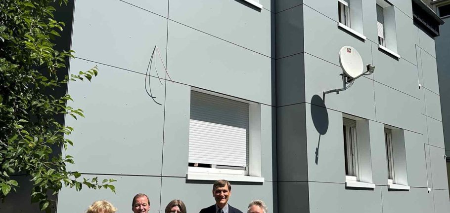 v. l. n. r.: Dr. Dagmar Kranz (zukünftige Bürgermeisterin Stadt Koblenz), Michael Bungarten (Geschäftsführer AWO Kreisverband Koblenz-Stadt e.V.), Cordula Simmons (Else Schütz Stiftung), Dr. Johann Christian Meier (Geschäftsführer Else Schütz Stiftung), Ulrike Mohrs (Bürgermeisterin Stadt Koblenz)