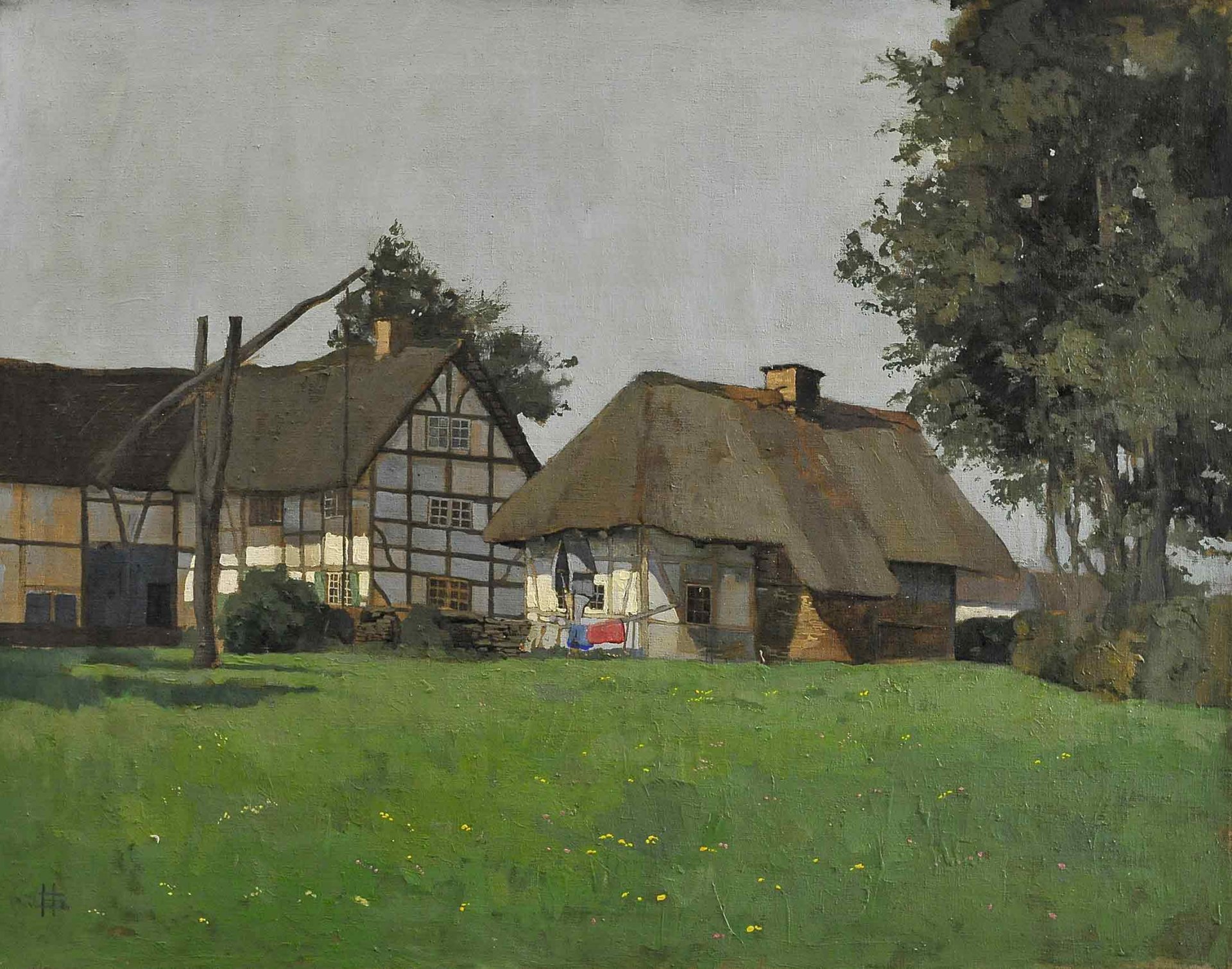 Heinrich Gesemann / Gehöft / 1913