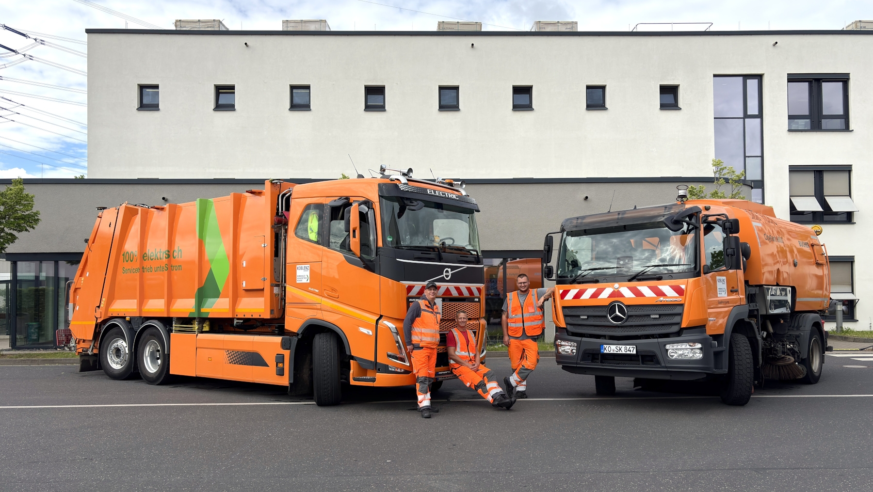 Am Tag der Müllabfuhr legt der Kommunale Servicebetrieb Koblenz das Augenmerk auf die Kolleginnen und Kollegen der Abfallwirtschaft und Straßenreinigung.