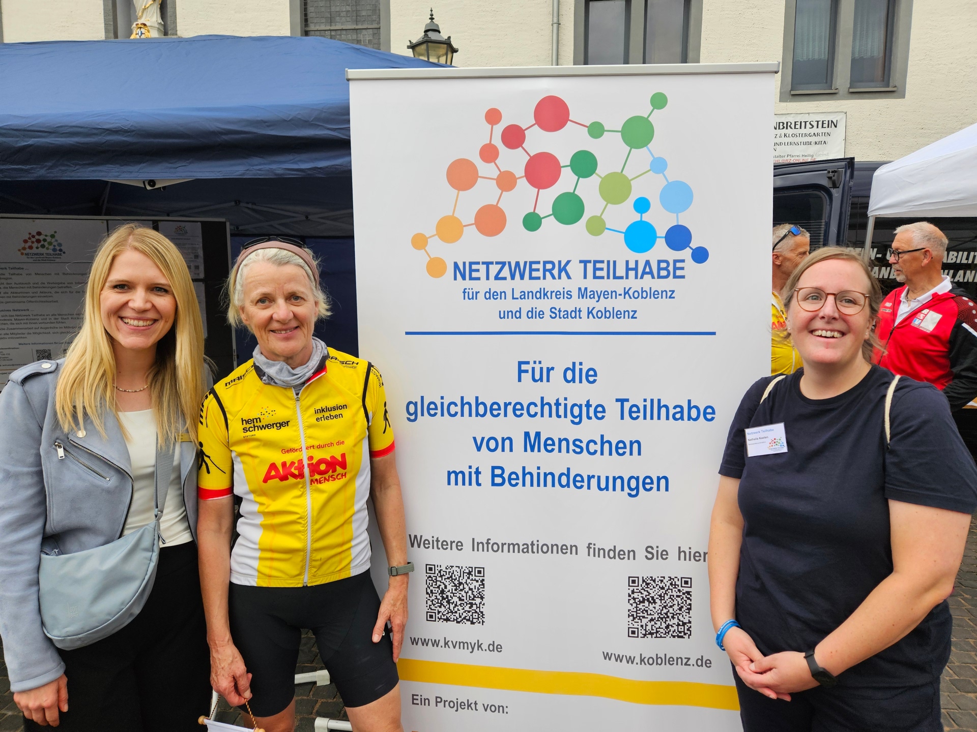Von Links: Meike Koch (Kreisverwaltung Mayen-Koblenz), Maren Schwerger (HEM Schwerger-Stiftung), Nathalie Kasten (Stadtverwaltung Koblenz)