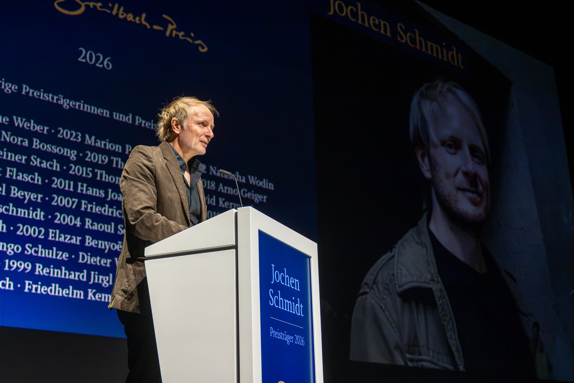 Jochen Schmidt erhielt den Joseph-Breitbach-Preis für sein literarisches Gesamtwerk.