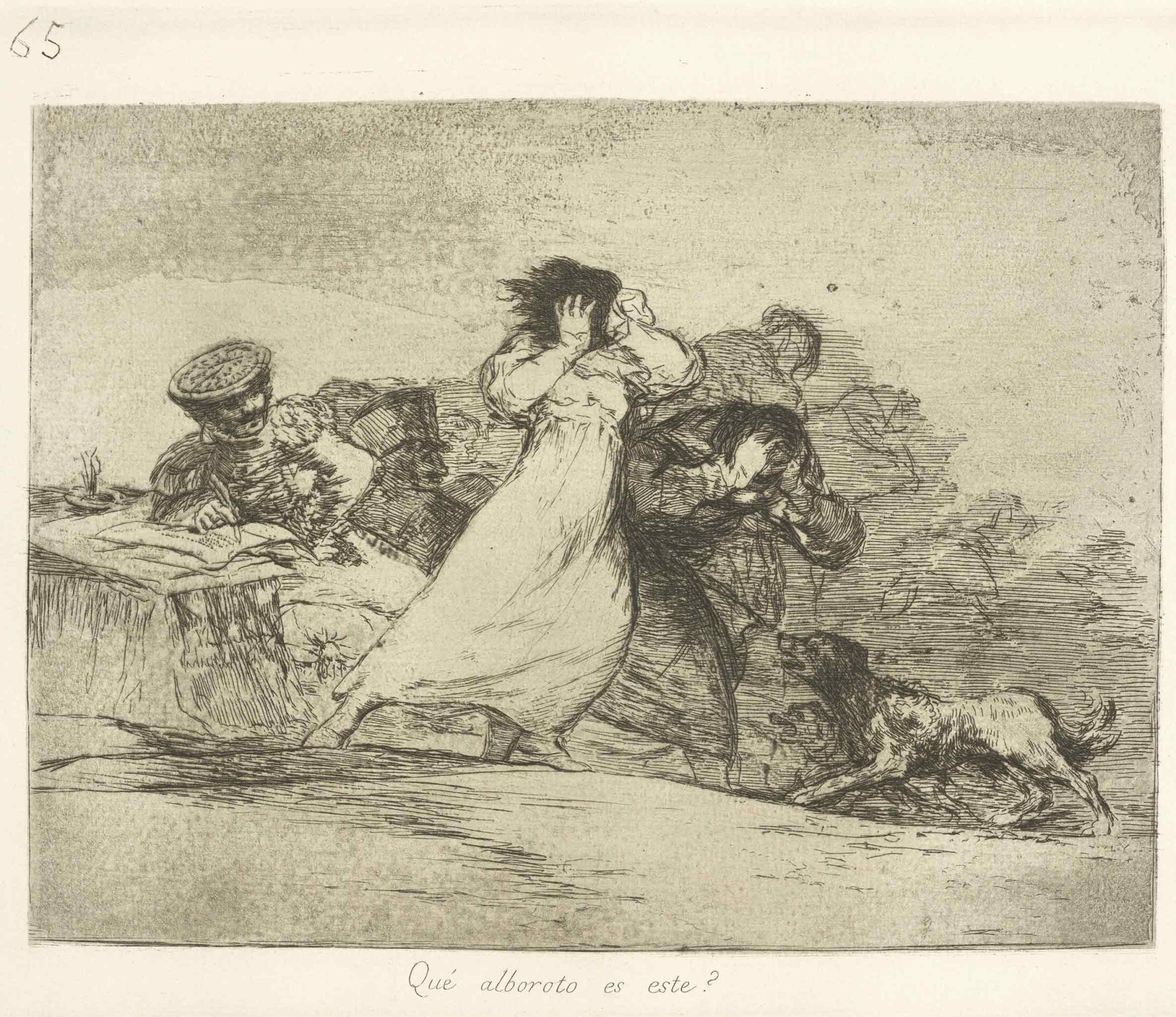 Francisco Goya l Was für ein Aufruhr ist das - Blatt 65 - aus Die Schrecken des Krieges - 1810 14 - Bildrecht und Repro Museum Zitadelle Jülich (002)