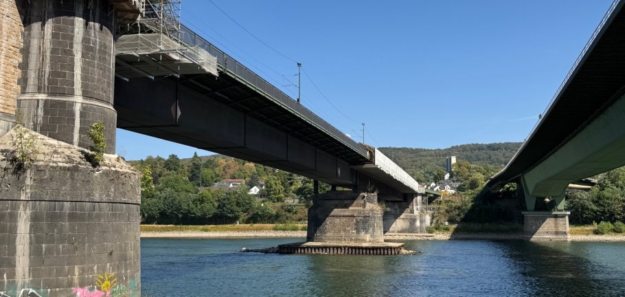 Wegen Arbeiten der Deutschen Bahn muss die Horchheimer Brücke für fünf Wochen gesperrt werden.