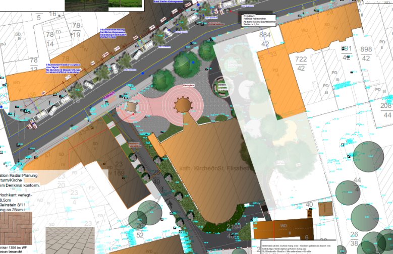 Ausschnitt aus der technischen Planung