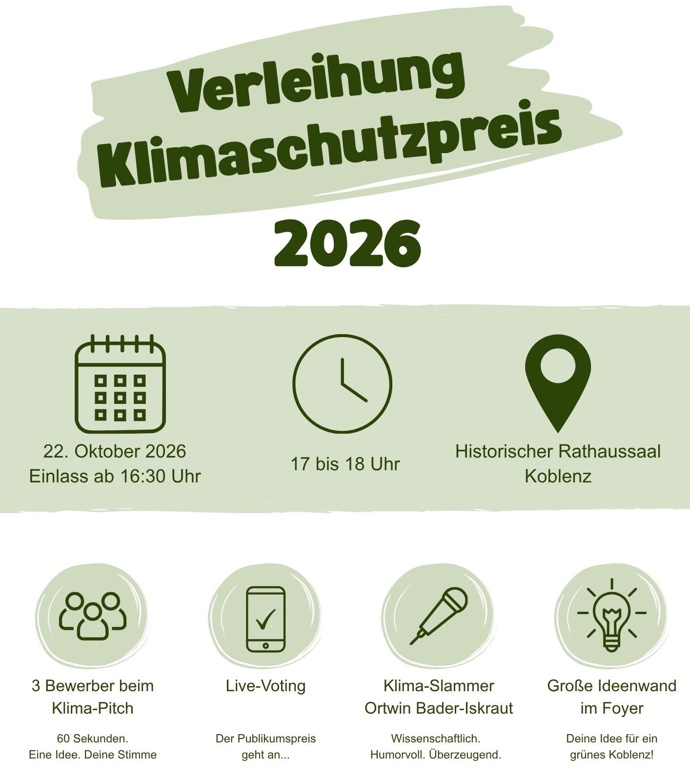 Verleihung Klimaschutzpreis