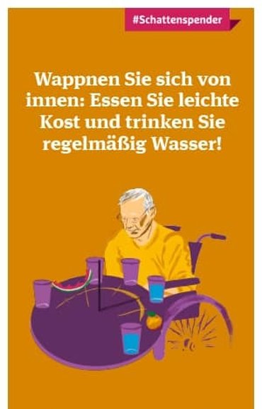 Richtiges Essen und Trinken Wappnen Sie sich von Innen