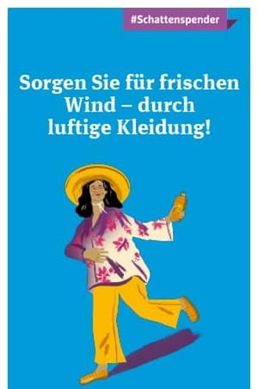 Richtige Kleidung bei Hitze Passen Sie Ihre Kleidung dem Wetter an