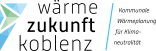 Logo "wärme - zukunft - koblenz", Kommunale Wärmeplanung für Klimaneutralität Logo "wärme - zukunft - koblenz", Kommunale Wärmeplanung für Klimaneutralität