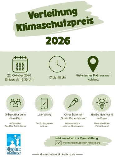 Verleihung Klimaschutzpreis