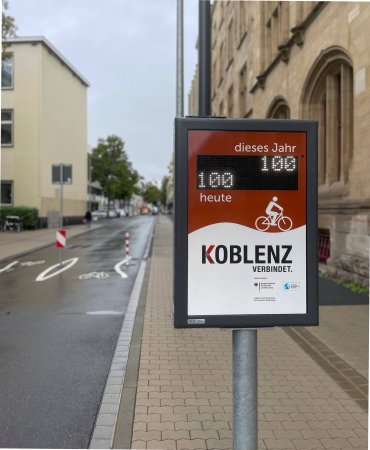 Dauerzählstelle in der Casinostraße noch nicht aktiv Dauerzählstelle in der Casinostraße noch nicht aktiv