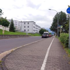 Von-Witzleben-Straße im Stadtteil Pfaffendorfer Höhe mittlerer Abschnitt