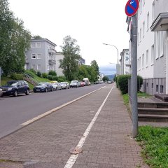 Von-Witzleben-Straße im Stadtteil Pfaffendorfer Höhe nördlicher Abschnitt